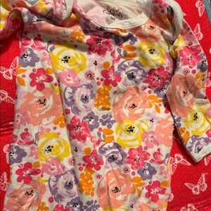 Baby Essentials Colorful Floral Baby Onesie